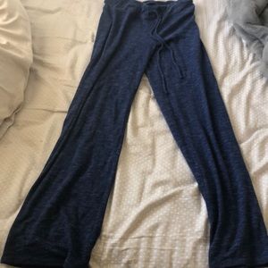 Blue pajama pants